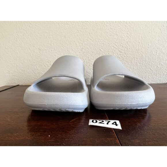 No Boundaries Womens Slide Sandals Size 8 Gray Chunky Open Toe - Picture 7 of 8